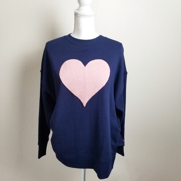 Crown & Ivy Women's Heart Sweeper Sweater - Small - Picture 6 of 7